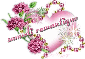 Gif animé Bon samedi romantique